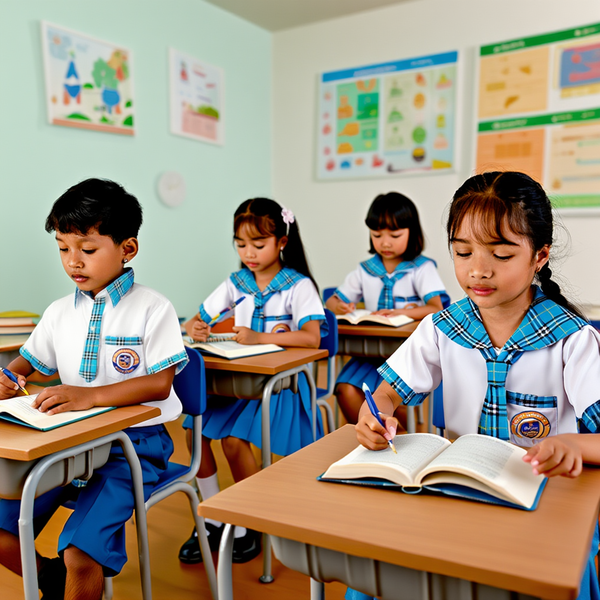 Students learning